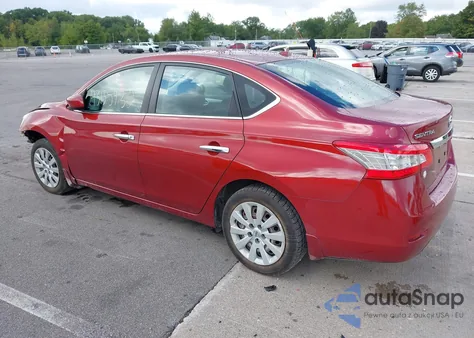 2015 Nissan Sentra S/Sv/Sr/Sl from USA, damaged, VIN 3N1AB7AP6FY309962
